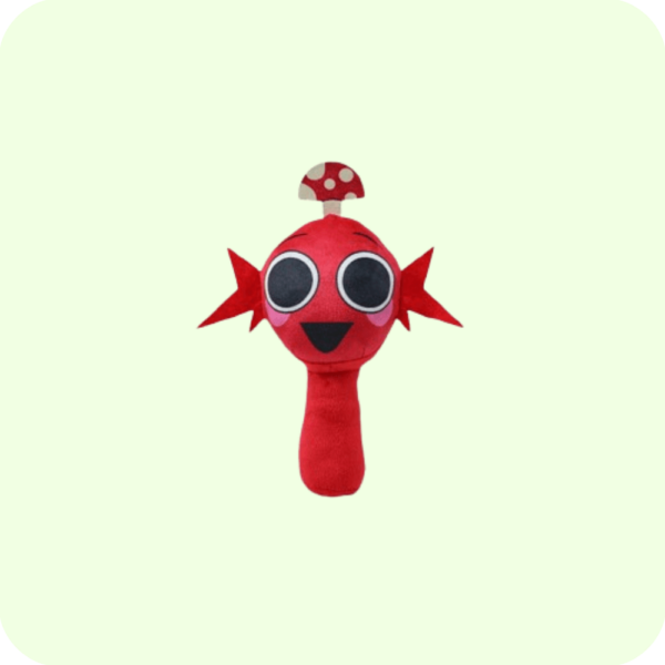 Red Mushroom Sprunki Plush 7